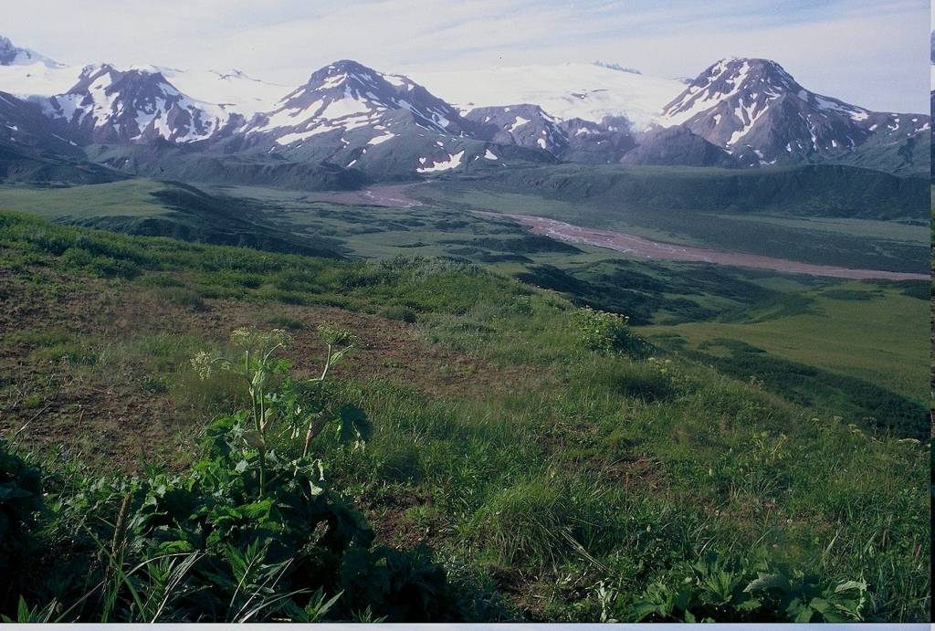 Spirit River&rsquo;s headwaters in the Aleutian Range. Photo courtesy of Lou Marincovich.