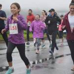 A young runner begins the Glenn Frick Memorial Mile, Tuesday, July 4. (Nolin Ainsworth | Juneau Empire)