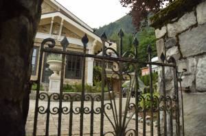 James Brooks | Juneau Empire  The Eighth Street gate of the Choate Mansion.