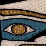 Chilkat humanoid headdress with 24 carat gold wire made by Anna Brown Ehlers. Courtesy image.