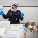 THC Alaska co-owner Ben Wilcox talks about the business of making marijuana concentrates at the Juneau facility on Thursday, July 27, 2017. Wilcox co-owns the business with his wife Lacy Wilcox, John Nemeth and Tracy LaBarge. (Michael Penn | Juneau Empire)