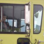 A youngster takes a ride in Capital City Fire/Rescue&rsquo;s Aircraft Response Firefighting vehicle on Saturday. (Kevin Gullufsen | Juneau Empire)