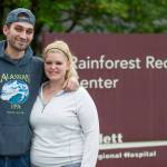 Nick Waterhouse and girlfriend Meagan Dayton have used the outpatient program at Rainforest Recovery Center to kick their opioid habit. They posed at the center on Wednesday, Aug. 23, 2017. (Michael Penn | Juneau Empire)