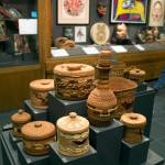 Baskets on display at the Upholding Balance exhibit. (Courtesy photo)
