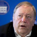 Speaker of the House Mike Chenault, R-Nikiski, gives reporters an update on negotiations in his office at the Capitol on Friday, April 24, 2015. Chenault has announced he is considering a run for governor in 2018. (Michael Penn | Juneau Empire File)