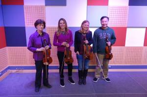 Left to right: Kathy Maas, Jackie Brand, Heather Parker, and Huo Gua Xia. (Clara Miller | Capital City Weekly)