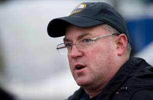 Juneau Harbormaster Dave Borg during a tour of Aurora Harbor on Thursday, Jan. 26, 2017. (Michael Penn | Juneau Empire File)