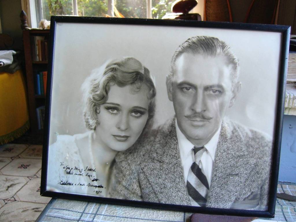 Dolores and John photo given to the Ibachs found in preserved room on the homestead. Image courtesy of Joel Bennett.