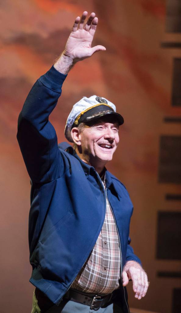 John Barrymore is played by Peter DeLaurier during Perseverance Theatre&rsquo;s production of Joel Bennett&rsquo;s &ldquo;Dreaming Glacier Bay&rdquo; on Tuesday, Oct. 25, 2017. (Michael Penn | Capital City Weekly)