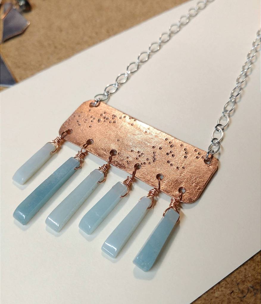 Jewelry by Bronze Betty, a.k.a. Sarah Ritter. Image courtesy of Kindred Post.