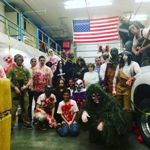 Coast Guard scares its way to large food bank donation