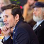 Rep. Neal Foster, D-Nome, left, and Rep. Paul Seaton, R-Homer, co-chair the House Finance Committee as it meets on how to pay for SB54, a criminal justice bill, at the Capitol on Wednesday, Nov. 1, 2017. (Michael Penn | Juneau Empire)