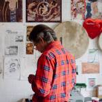 Robert Hoffman in his studio. (Photo by Sarah O&rsquo;Leary)