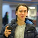 Erik Genitz, 18, a junior at Juneau-Douglas High School and Swedish exchange student with the Rotary Club in the JDHS commons this week. Genitz, who plays on the JDHS hockey team, is from the island of Gotland, located about 50 miles off the coast of the Swedish mainland. (Nolin Ainsworth | Juneau Empire)