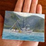 Work by Christine Lewis, the Juneau Artists Gallery&rsquo;s featured artist for December. Courtesy image.