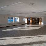 Renovations at the Juneau Yacht Club at Aurora Harbor include new flooring, a new outdoor deck and changes to allow more than one event to take place at the same time. (Michael Penn | Juneau Empire)