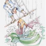 Illustrations for the novella &ldquo;Colors of the Morning Sky,&rdquo; by Eric Forrer, were created by Lue K. Isaac. The two found each other through the Juneau Artists Gallery. All images courtesy of Eric Forrer.