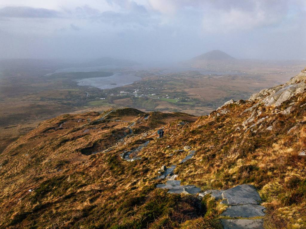 View from halfway up Dimond Hill. (Photo by Gabe Donohoe)