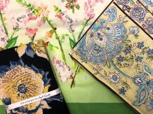 These linens, by April Cornell, are new to the gallery. Courtesy image.