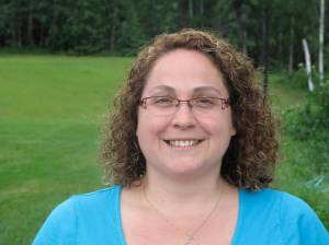 Michelle Chartrand performs isotopic analyses on human hair to find out more about a person&rsquo;s whereabouts and diet. Photo by Ned Rozell.