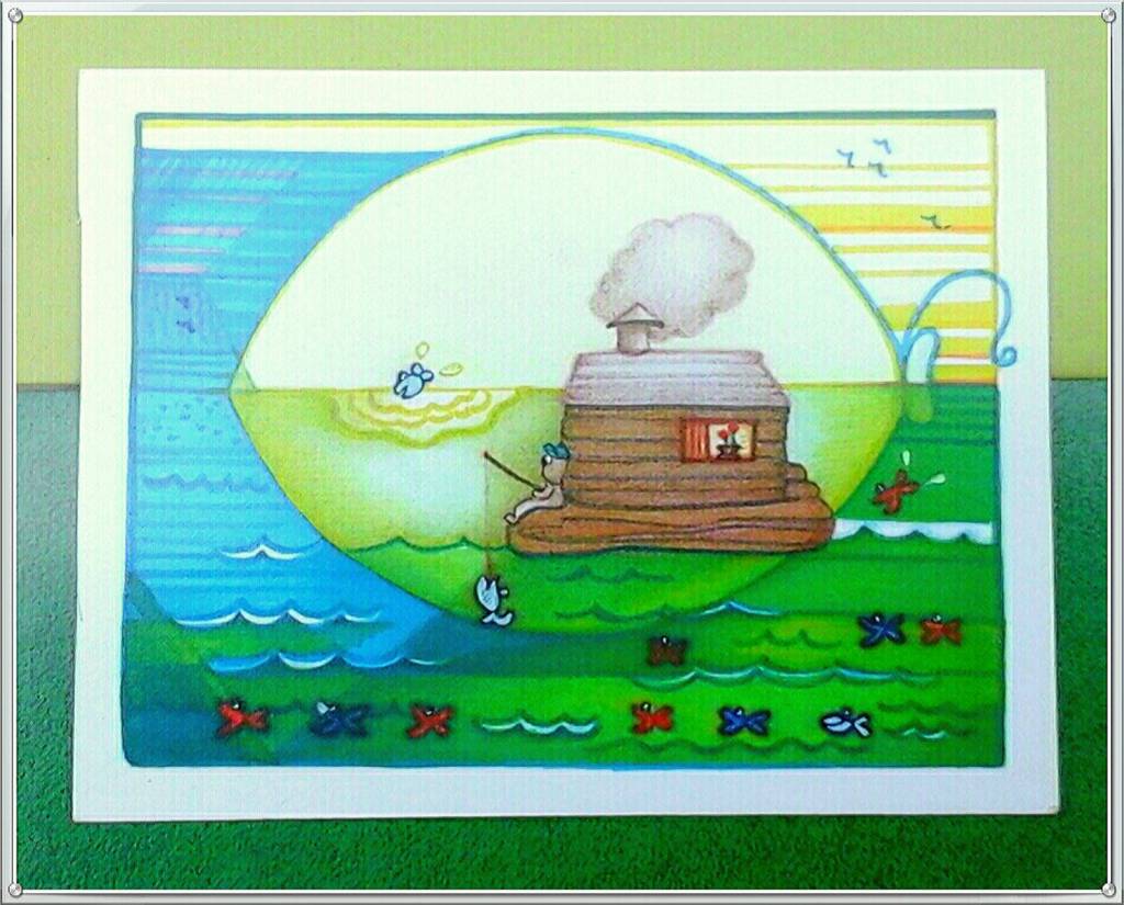 The fantasy floathouse life. Art by Romi Neilson.