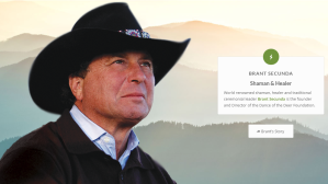 Brant Secunda, as pictured on the Dance of the Deer Foundation website.