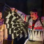 Alec Shamas, right, and Erin Tripp rehearse in Perseverance Theatre&rsquo;s production of William Inc. on Tuesday, Jan. 23, 2018. (Michael Penn | For the Capital City Weekly)
