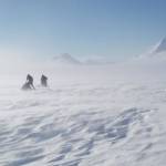 A winter windstorm on the Juneau Icefield. (Photo by Bjorn Dihle)