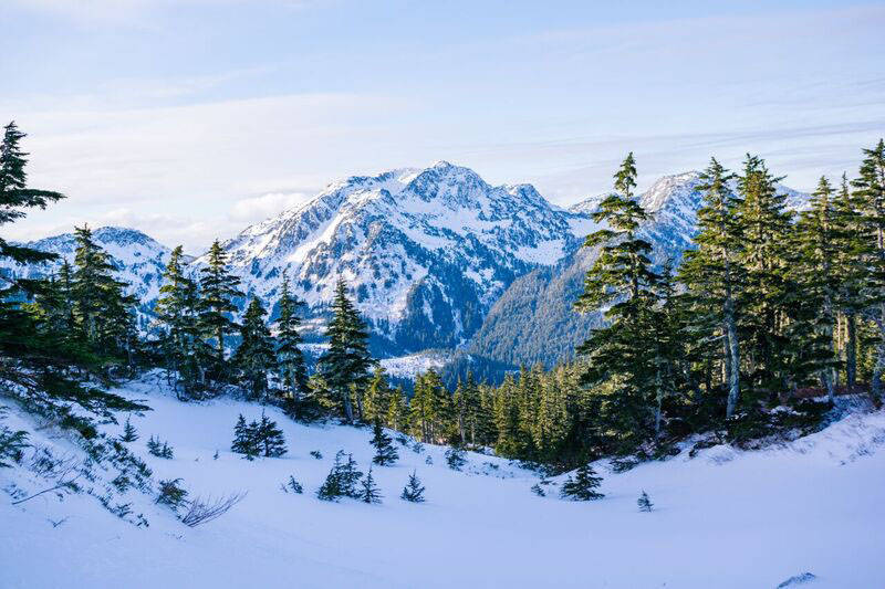 Putting on extra layers to stay warm in the mountain top winds. (Photo by Gabe Donohoe)