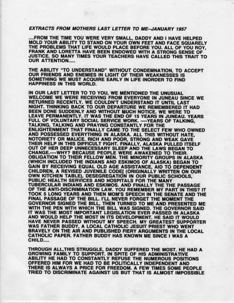 Haa daat has nák, haa léelk‘u hás: Elizabeth Peratrovich Day celebration honors lesser-known figures