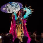 &ldquo;Doragon&rdquo; by Beth Bolander, modeled by Dani Gross, at the Wearable Art Show at Centennial Hall on Saturday, Feb. 17, 2018. Doragon placed third in the Juror&rsquo;s Best in Show. (Michael Penn | Juneau Empire)