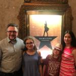 The author, Clint J. Farr, and family attend the play &ldquo;Hamilton&rdquo; at Pantages Theatre in Los Angeles. Coincidentally, the author transmogrified into his grandfather that very same weekend. Courtesy of Clint J. Farr