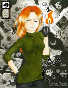 Graphic novel cover &ldquo;Meow Cats United&rdquo; by Juneau artist Claire Scott features character Willie Scott. Courtesy image.