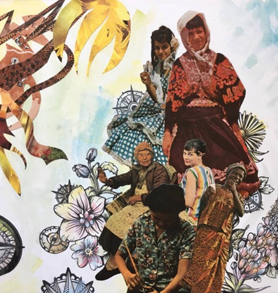 &ldquo;The Faces&rdquo; collage art by Megan Chalfant. Courtesy image.