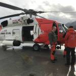 Responders from Juneau Mountain Rescue prepare to search for the two missing climbers on Friday, March 9, 2018. (Courtesy photo | Jackie Ebert)