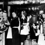 In this Feb. 9, 1944 photo, Alleta Sullivan, left, mother of the five Sullivan brothers who lost their lives in the sinking of the cruiser USS Juneau, works alongside actress Marlene Dietrich as they serve servicemen in the USO Hollywood Canteen, Calif. Philanthropist and Microsoft co-founder Allen announced March 17, 2018 that wreckage of the sunken ship on which five brothers died in World War II has been discovered in the South Pacific. The ship was hit by Japanese torpedoes in 1942, killing hundreds of men, including the five Sullivan brothers from Waterloo, Iowa. (The Associated Press File)
