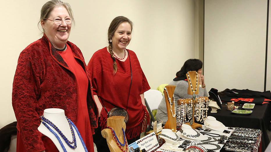 Renee Culp (on the right) with Kathleen Rado. Photo by Brian Wallace.