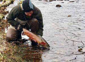 Jeff Lund holds a fish from a fishing trip. Jeff Lund | For the Capital City Weekly.