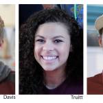 L to R: Bergen Davis, Andyn Mulgrew-Truitt, Casey Hamilton.