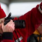 Michelle Ridgway, a member of the Science Advisory Panel dealing with cruise ship wastewater technology issues, watches Sen. Bert Stedman, R-Sitka, from the Senate gallery as the Senate took up House Bill 80 at the Capitol on Wednesday, Feb. 13, 2013.