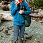 Thirteen-year-old A.C. Dearden holding up the message in a bottle. Tara Neilson | For the Capital City Weekly