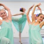 Ingrid Higdon, left, and Alexandra Rivas rehearse &ldquo;Springtime Dances.&rdquo; They will perform this number as part of Juneau Dance Theatre&rsquo;s Spring Showcase. Richard McGrail | For the Capital City Weekly