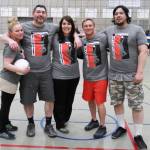 The Juneau Parks & Recreation Coed Division 3 South volleyball champions &ldquo;Busta Spike&rdquo; pose after winning the title last Thursday at Dzantik&rsquo;i Heeni Middle School. The team finished the regular season at 12-2. (Courtesy Photo | Parks & Rec)
