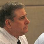 Mark De Simone listens as a guilty verdict is read in his murder trial. A jury found De Simone guilty of first-degree murder for the 2016 shooting death of Juneau jeweler Duilio Antonio &ldquo;Tony&rdquo; Rosales. (Alex McCarthy | Juneau Empire)