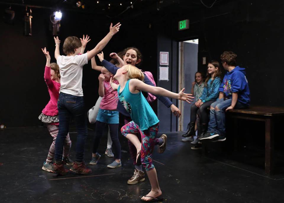 Loki&rsquo;s long-suffering wife Sigyn (Nina Rautiainen) welcomes the devastation of Ragnarok in Tales from the Nine Worlds: Selections from Neil Gaiman&rsquo;s &ldquo;Norse Mythology,&rdquo; adapted and directed by Julie York Coppens. The production, an epic adventure for all ages, plays this weekend (May 18-21) in the Phoenix studio space at Perseverance, 914 Third Street in Douglas. Photo by Brian Wallace.