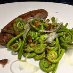 Erin Anais Heist | For the Juneau Empire Fiddleheads with garlic breadcrumbs and sausage.