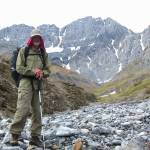 Buck Nelson in ANWR during a 2006 traverse of the Brooks Range.