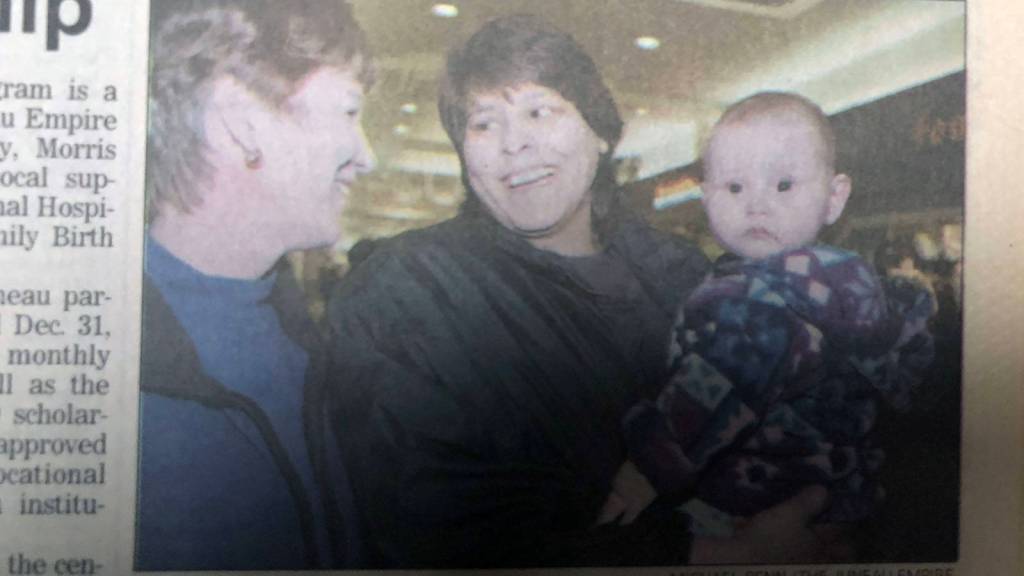 News coverage in the Juneau Empire from 2001 when Adrianna D&rsquo;Cafango was announced as the scholarship winner. (Juneau Empire)