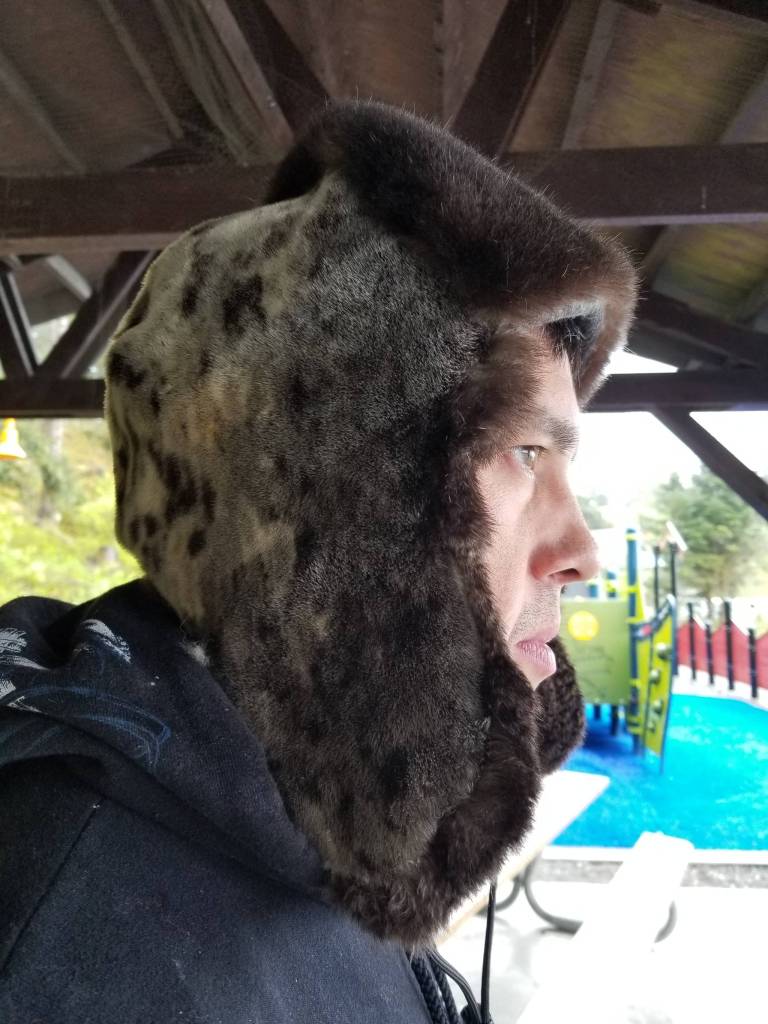 Fur hat by Jeremiah James. Photo courtesy of Jeremiah James.