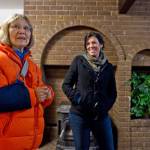 June Degnan and Kara Nelson look around the six-bedroom house their organization, Haven House, aquired on Monday to be used as a halfway house for women being released from prison. They expect to have their first occupants by March.